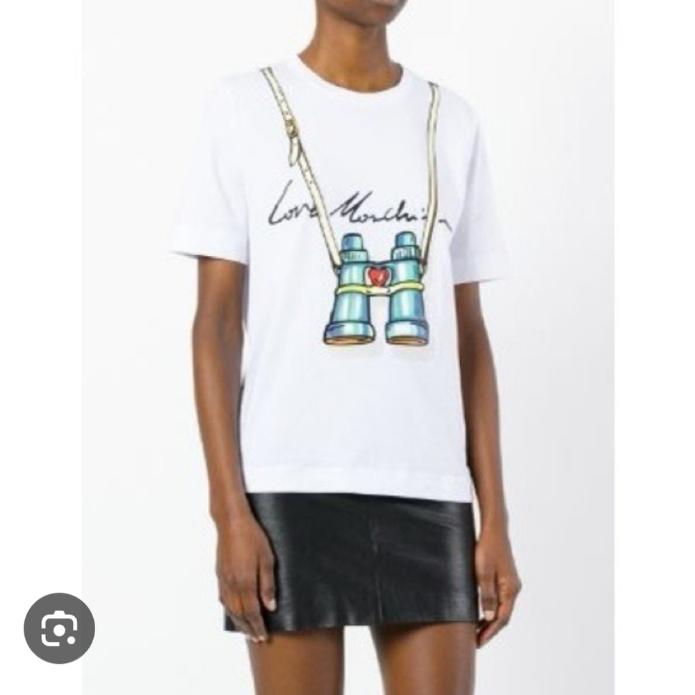 Love Moschino Binocular Print T-shirt size 10